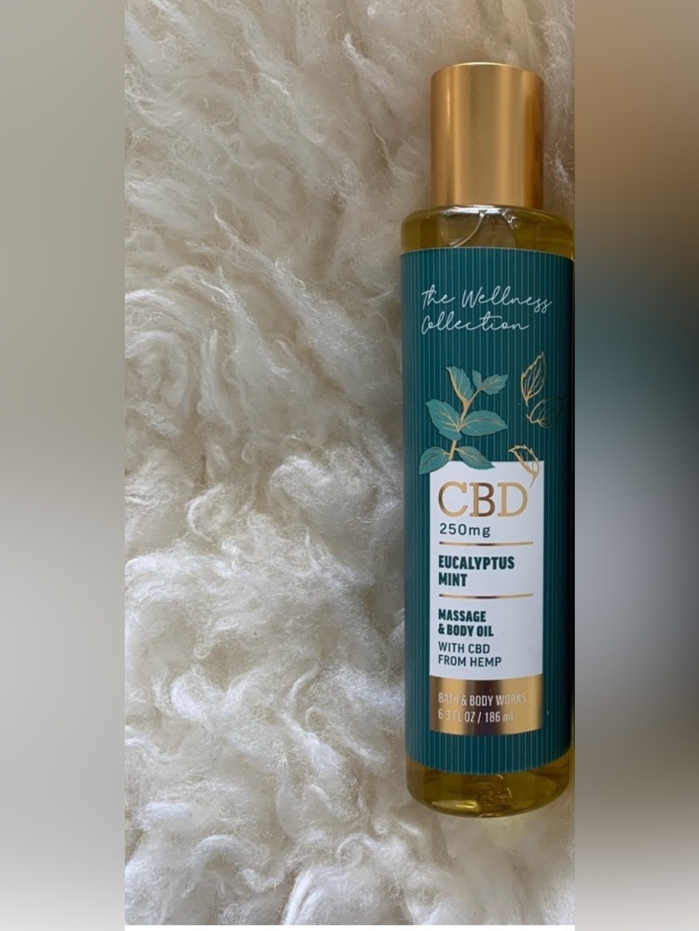 New BBW The Wellness Collection Eucalyptus Mint Massage & Body Oil